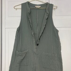 100% cotton Wide-Leg Jumpsuit